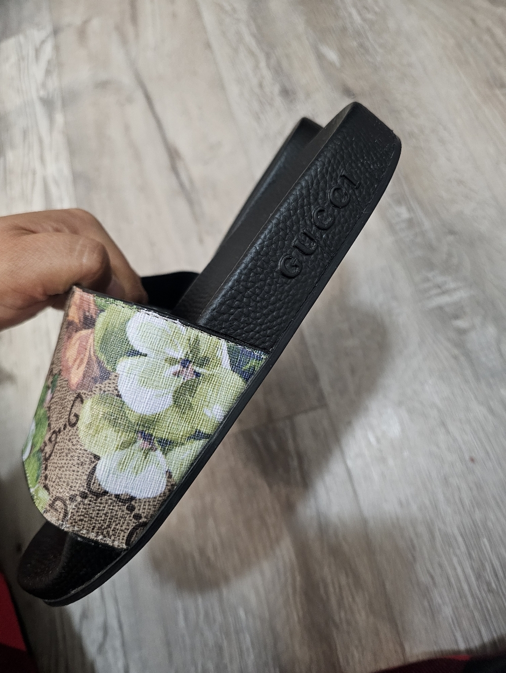 Gucci Floral Slide Sandals - Picture 4 of 9